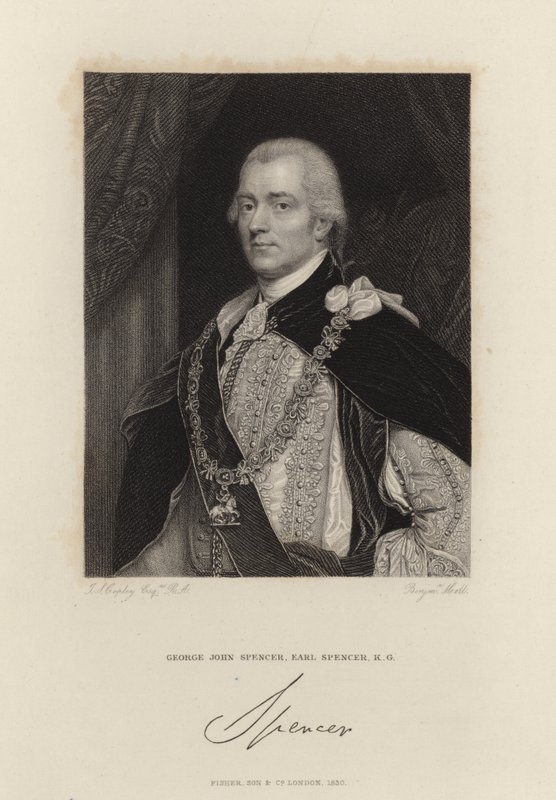 George Spencer, 2:a Earl Spencer av John Singleton Copley
