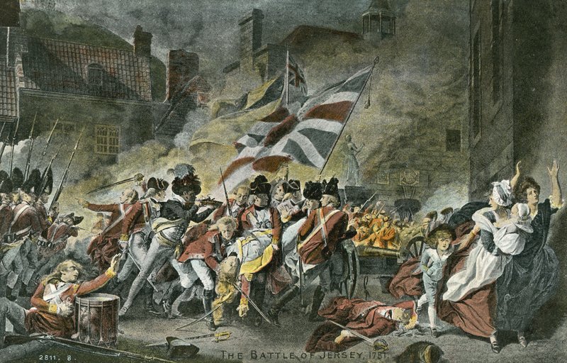 Slaget vid Jersey, 1781 av John Singleton Copley