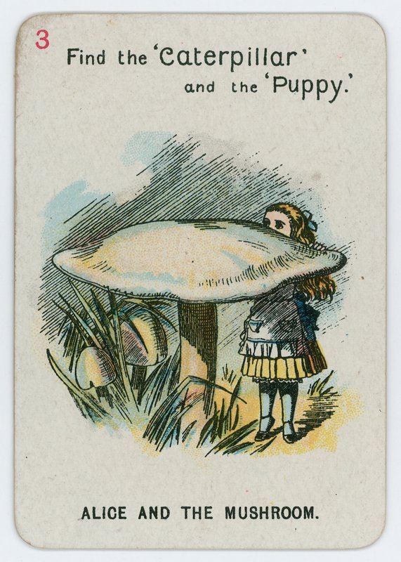 Alice och svampen av John Tenniel