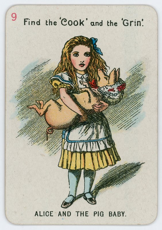 Alice och grisbarnet av John Tenniel