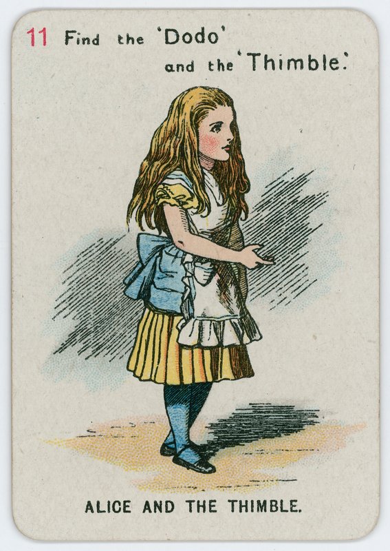 Alice och fingerborgen av John Tenniel