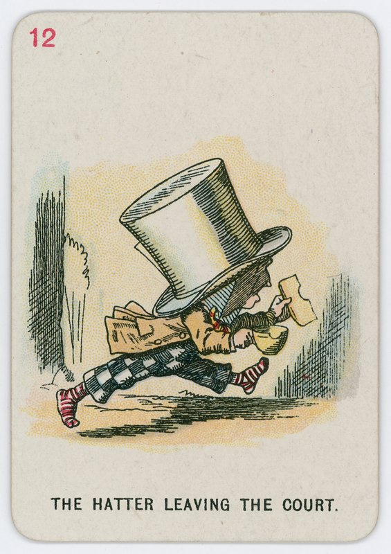 Hattaren lämnar domstolen av John Tenniel