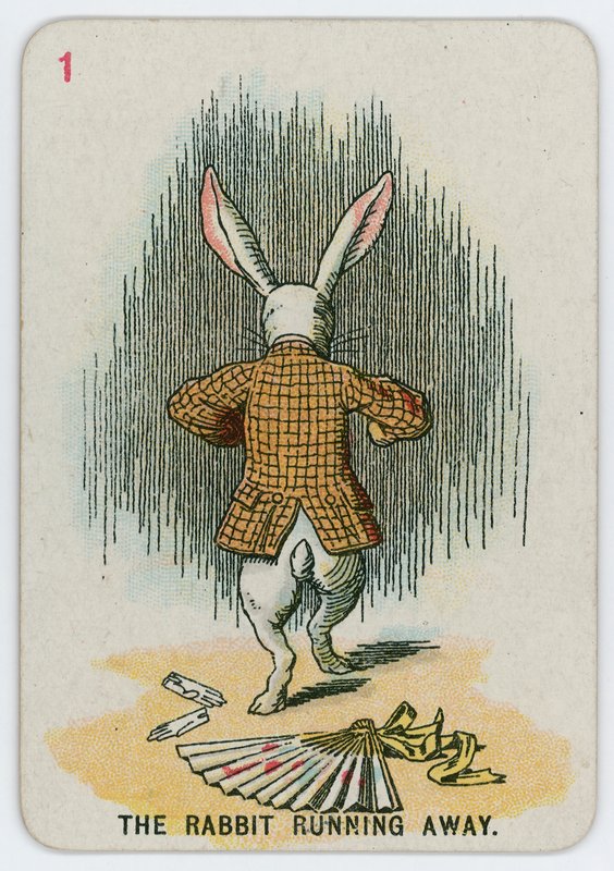 Kaninen springer iväg av John Tenniel