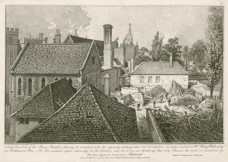 Sydöstra vyn av prinsesskammaren av John Thomas Smith