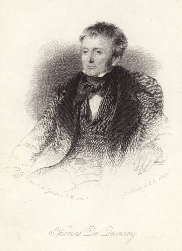 Thomas de Quincey, engelsk författare av John Watson Gordon