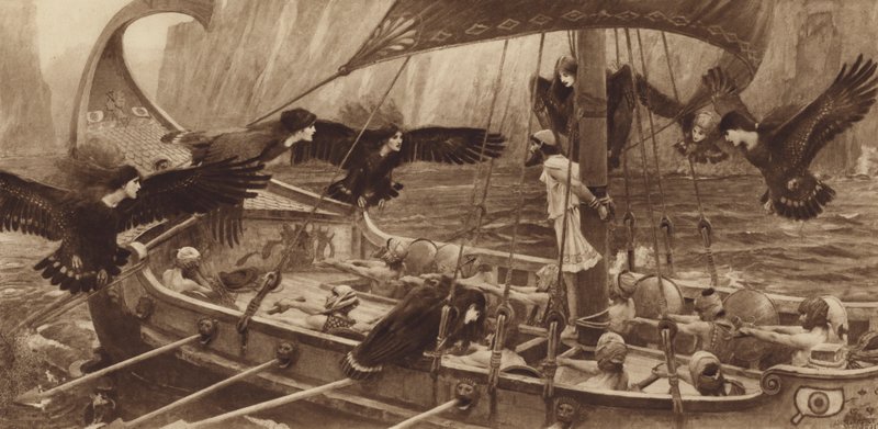 Ulysses and the Sirens  av John William Waterhouse