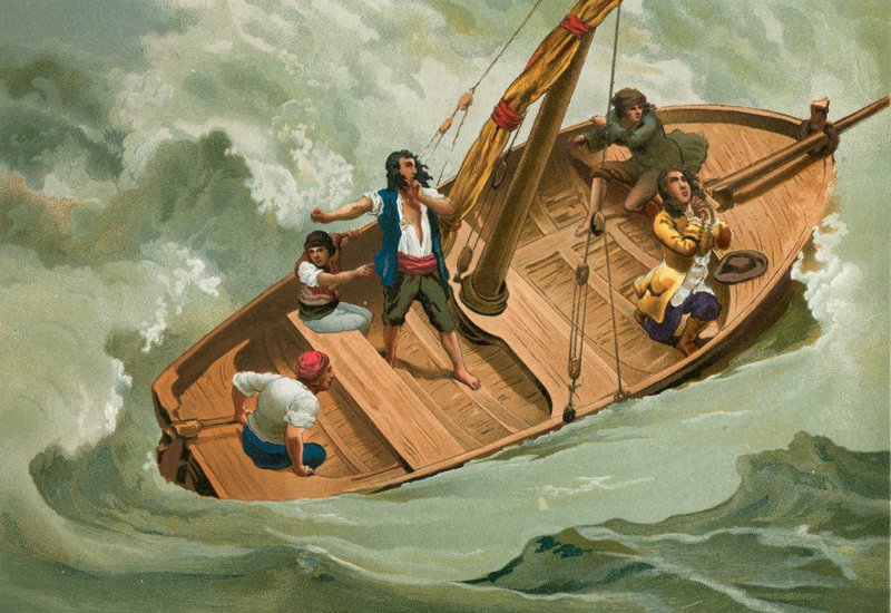 Leibniz i se vaa i luga o le Adriaticswed av Josep or Jose Planella Coromina