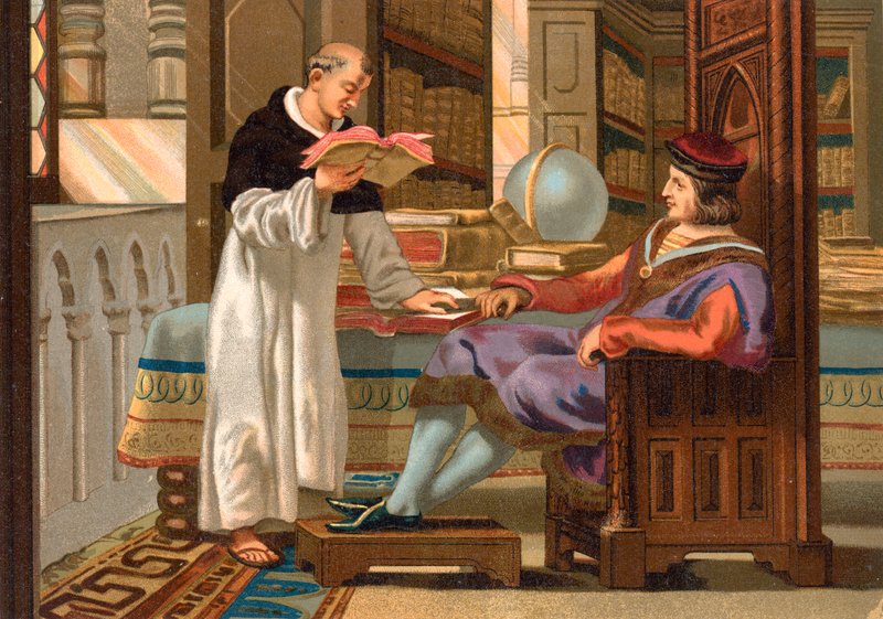 Vincent av Beauvais och Saint Louis av Josep or Jose Planella Coromina