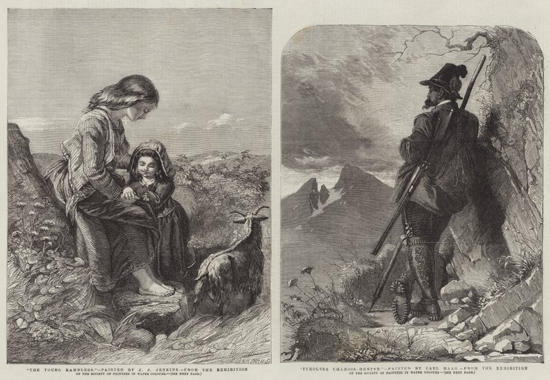 Utställning av föreningen för målare i vattenfärger av Joseph John Jenkins