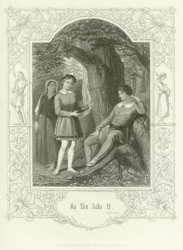 Som du gillar det, akt III, scen ii av Joseph Kenny Meadows