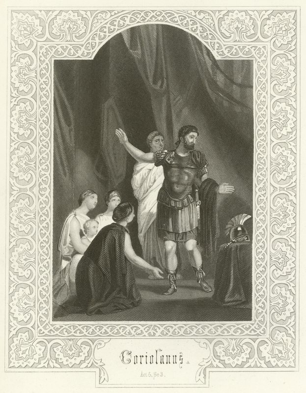 Coriolanus, Akt V, Scen III av Joseph Kenny Meadows