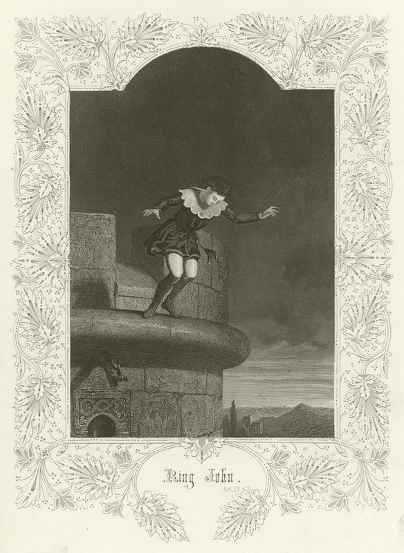 King John, fjärde akten, scen III av Joseph Kenny Meadows