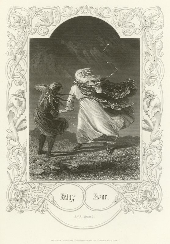 King Lear, akt III, scen II av Joseph Kenny Meadows