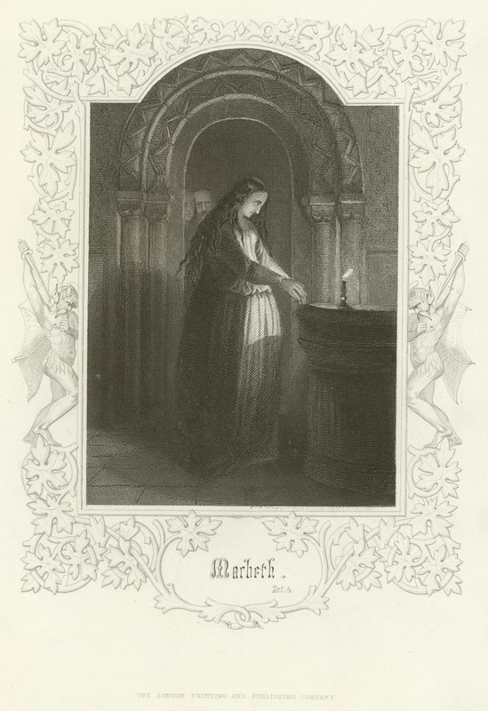 Macbeth, Akt V av Joseph Kenny Meadows