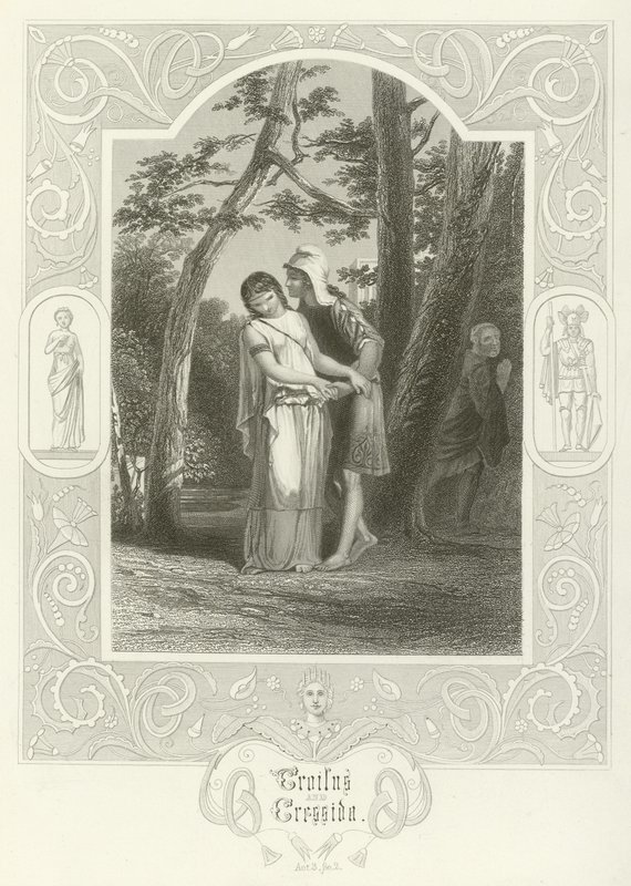 Troilus och Cressida, akt III, scen ii av Joseph Kenny Meadows