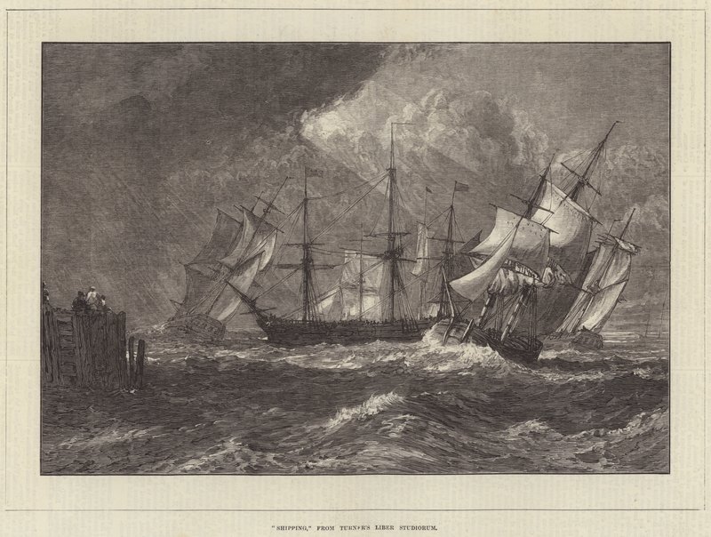 Frakt, från Turners Liber Studiorum av Joseph Mallord William Turner