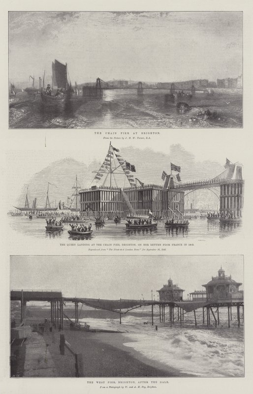 Kedjepiren i Brighton av Joseph Mallord William Turner
