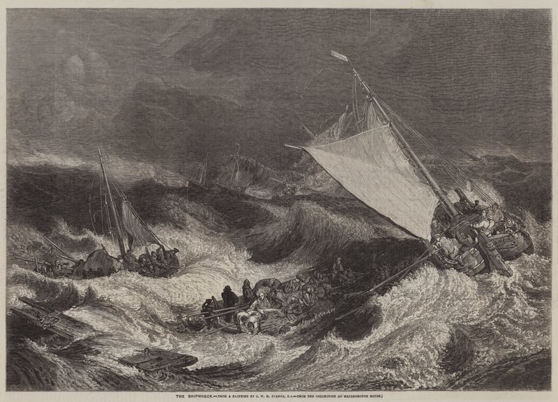 Skeppsbrottet av Joseph Mallord William Turner