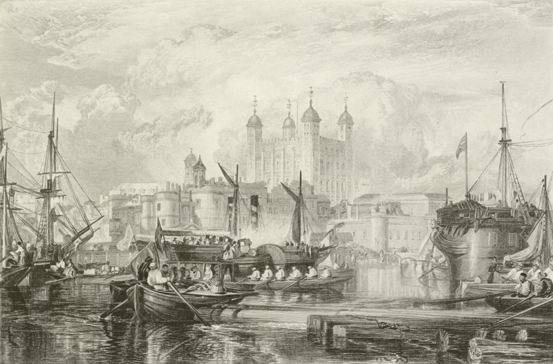 Tornet i London av Joseph Mallord William Turner