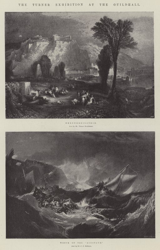 Turner-utställningen i Guildhall av Joseph Mallord William Turner