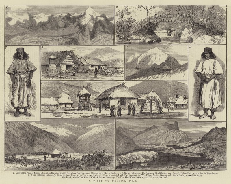 Ett besök i Nevada, USA av Joseph Nash