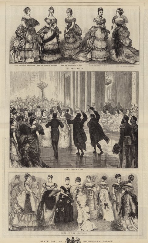 Statsbal i Buckingham Palace av Joseph Nash