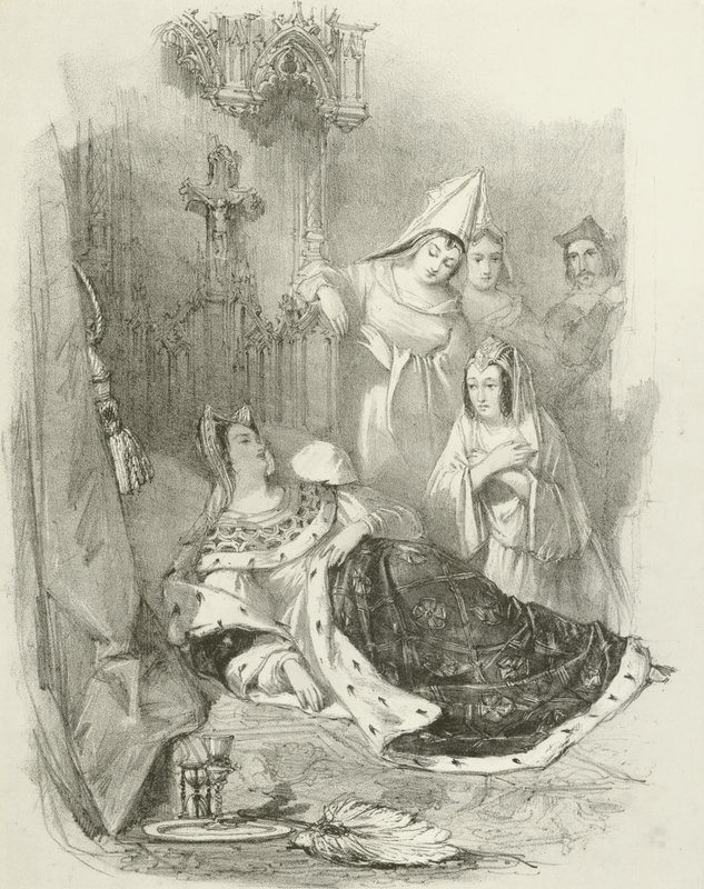 Lady Annes död av Joseph Nash
