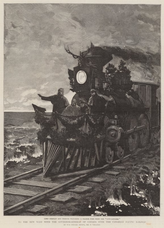 Till Nya Västern med Kanadas generalguvernör över Canadian Pacific Railway av Joseph Nash