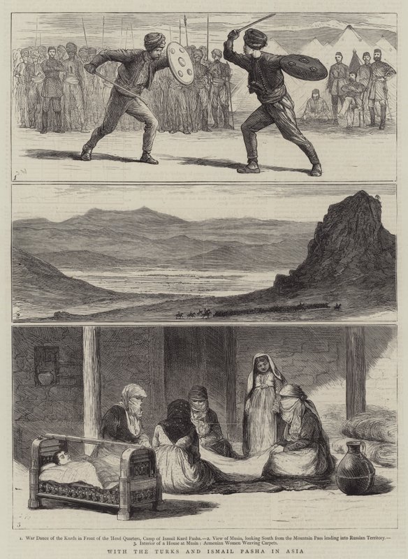 Med turkarna och Ismail Pasha i Asien av Joseph Nash