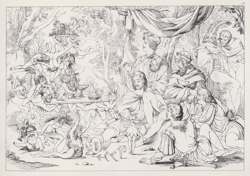 Shakespeares The Tempest, högtidlig och märklig musik av Joseph Noel after Paton
