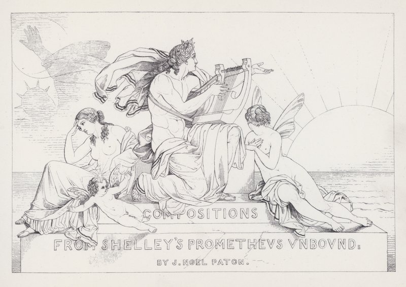 Shelleys Prometheus Unbound av Joseph Noel after Paton