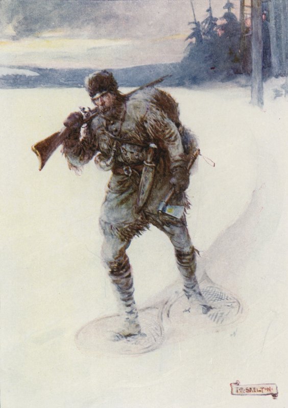 Ensam över den spårlösa snön av Joseph Ratcliffe Skelton