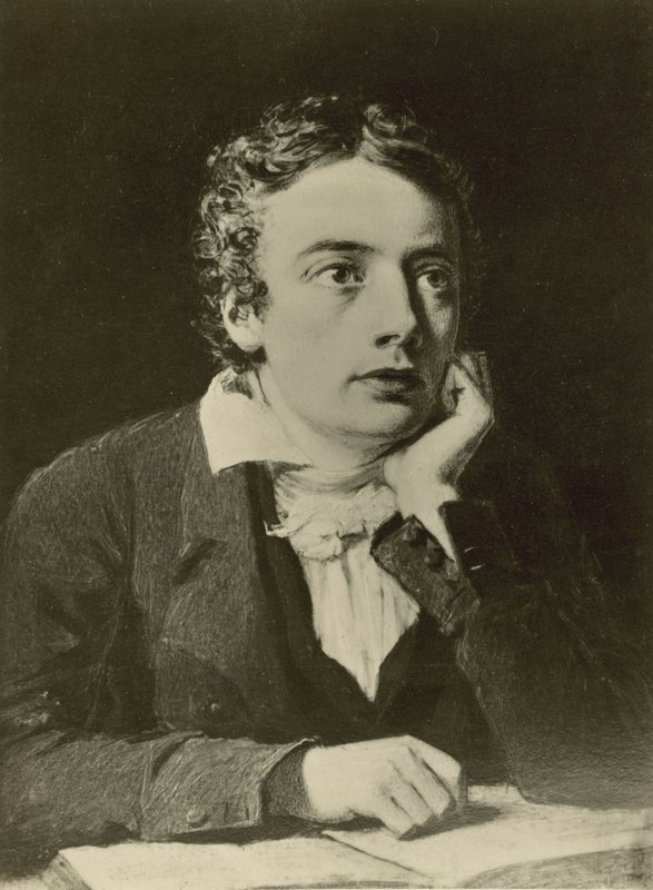 John Keats, engelsk poet (litho) av Joseph (after) Pennell