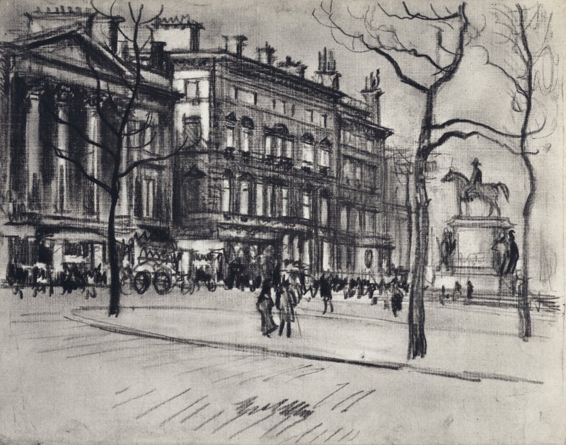 Piccadilly Palaces (litho) av Joseph (after) Pennell