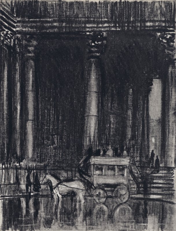 St Martins veranda (litho) av Joseph (after) Pennell