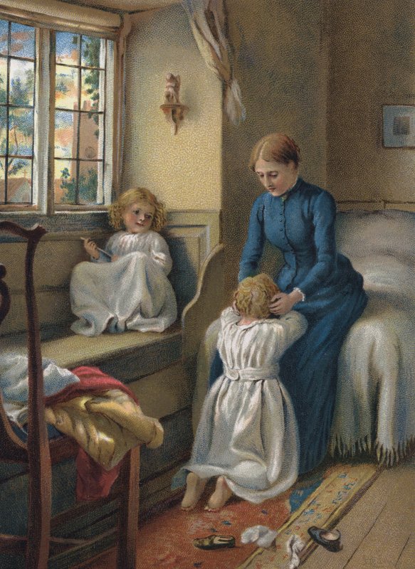 "Välsigna dina små lamm i natt" av Joseph Clark