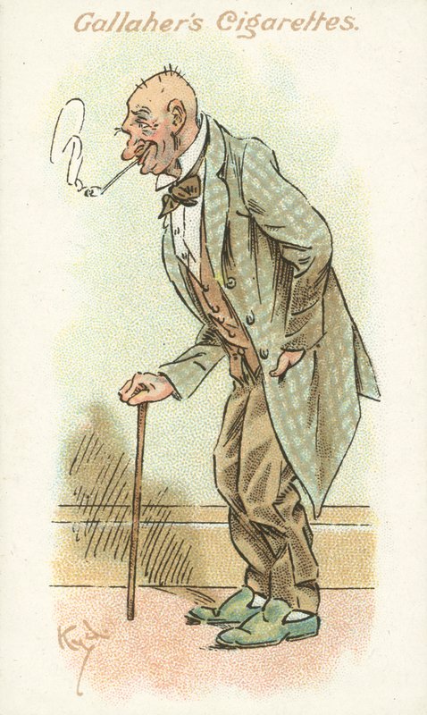 Votaries of the Weed nr 38 (färglitografi) av Joseph Clayton (1856 1937) Clarke