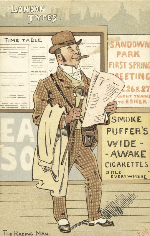 Londontyper, racingmannen av Joseph Clayton Clarke