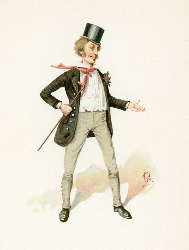 Mark Tapley, illustration från 