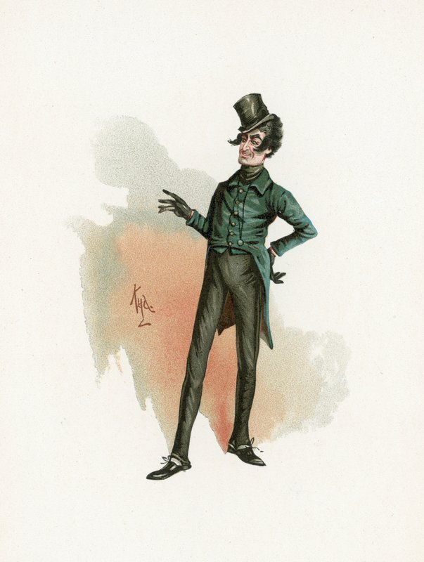 Mr Alfred Jingle, illustration från 