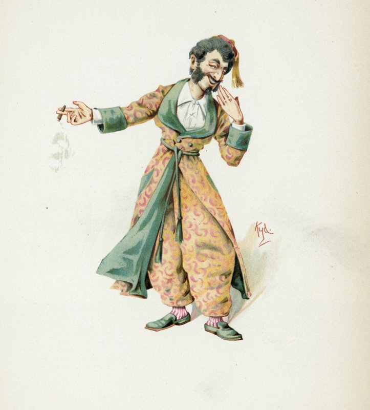 Mr. Mantalini, illustration från 