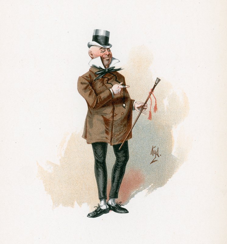 Mr. Micawber, illustration från 