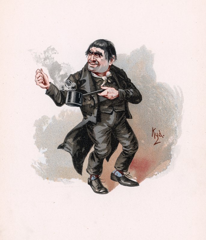 Quilp, illustration från 