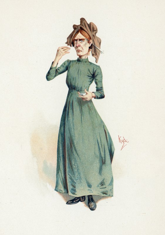 Sally Brass, illustration från 