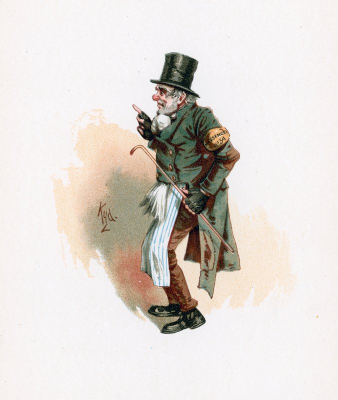 Trotty Veck, illustration från 