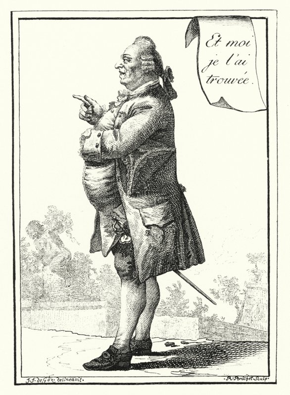 Och jag har hittat det (gravyr) av Joseph Franz von (after) Goez