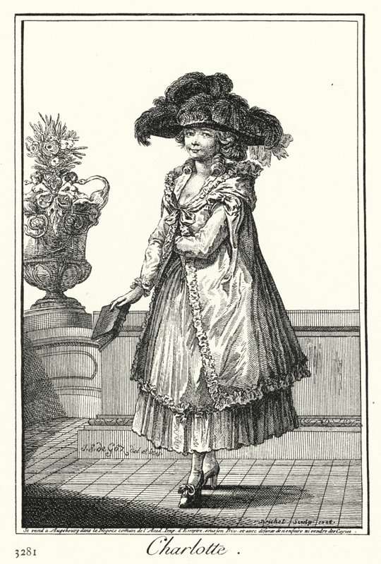 Charlotte (gravyr) av Joseph Franz von (after) Goez