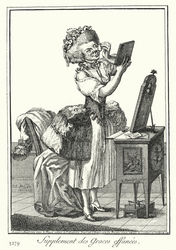 Komplettering av de förlorade nåderna (gravyr) av Joseph Franz von (after) Goez