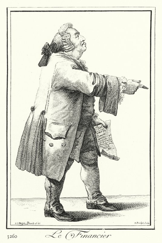 Finansmannen (gravyr) av Joseph Franz von (after) Goez