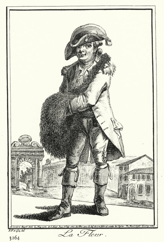 Blomman (gravyr) av Joseph Franz von (after) Goez